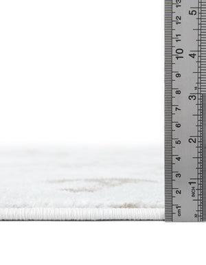 Ivory 6' 1 x 9' Laguna Rectangle Area Rug 100% Polypropylene Modern Contemporary Carpet for Bedrooms, Living Room, Dining, Office for Sale at Rug Engine