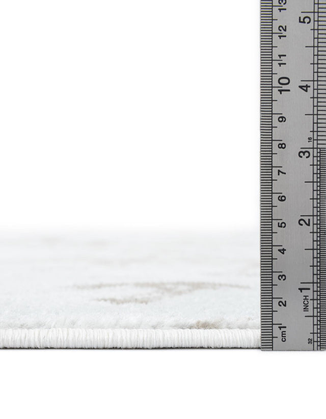 Ivory 5' 3 x 8' Laguna Rectangle Area Rug 100% Polypropylene Modern Contemporary Carpet for Bedrooms, Living Room, Dining, Office for Sale at Rug Engine