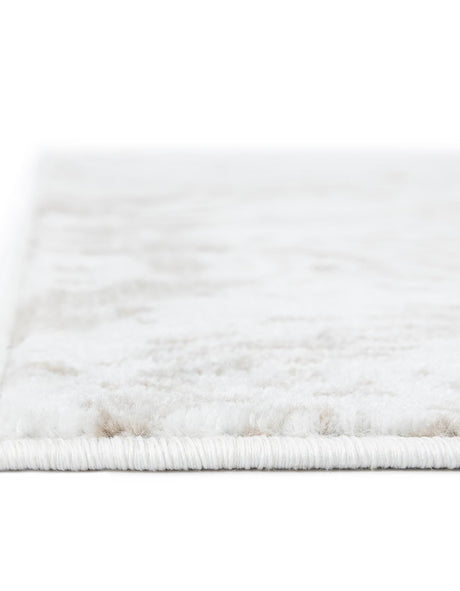 Ivory 4' 1 x 6' 1 Laguna Rectangle Area Rug 100% Polypropylene Modern Contemporary Carpet for Bedrooms, Living Room, Dining, Office for Sale at Rug Engine