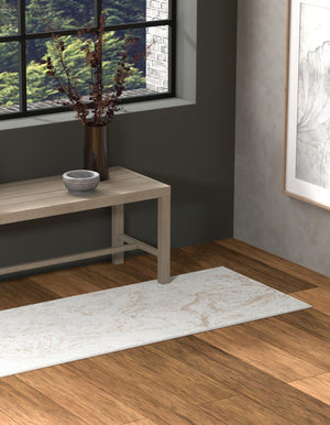 Ivory 2' 7 x 8' Laguna Runner Area Rug 100% Polypropylene Modern Contemporary Carpet for Bedrooms, Living Room, Dining, Office for Sale at Rug Engine