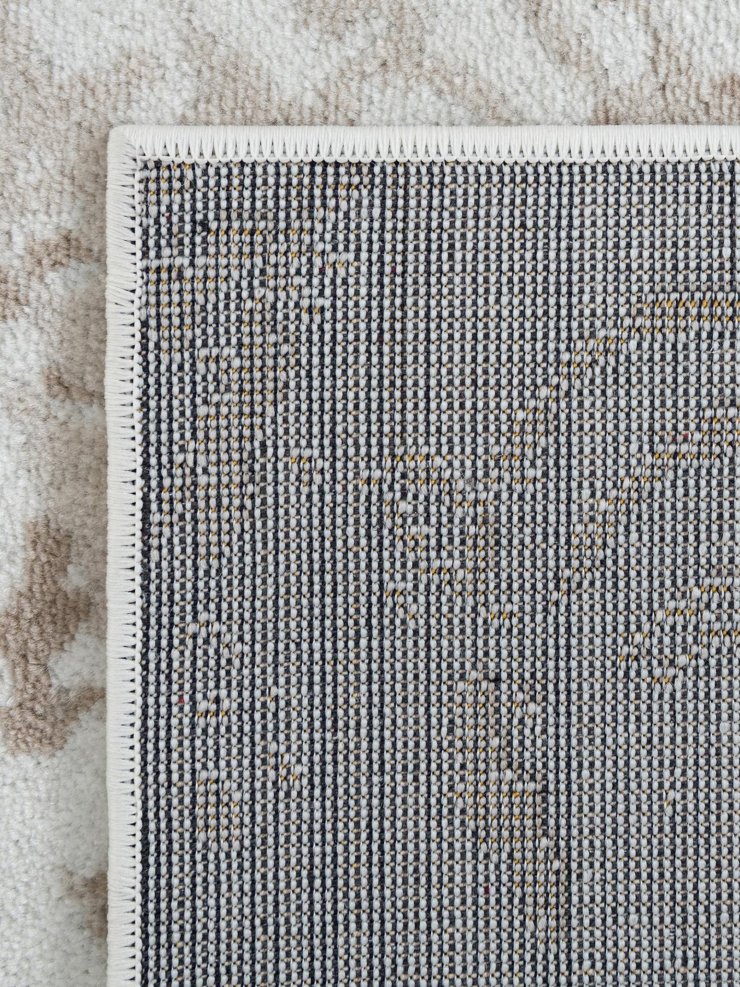 Ivory 2' 7 x 10' Laguna Runner Area Rug 100% Polypropylene Modern Contemporary Carpet for Bedrooms, Living Room, Dining, Office for Sale at Rug Engine