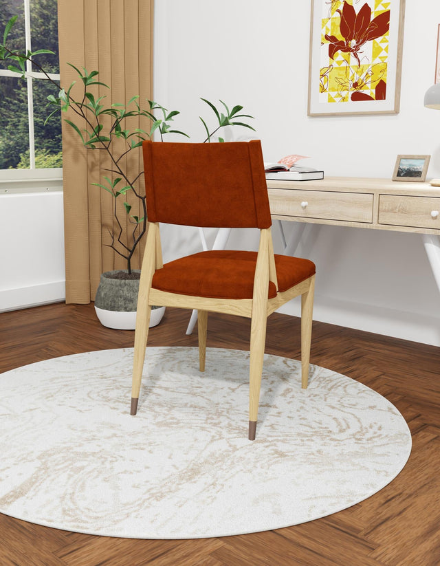Ivory 5' 3 x 5' 3 Laguna Round Area Rug 100% Polypropylene Modern Contemporary Carpet for Bedrooms, Living Room, Dining, Office for Sale at Rug Engine