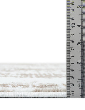 Ivory 2' x 6' 1 Laguna Runner Area Rug 100% Polypropylene Modern Contemporary Carpet for Bedrooms, Living Room, Dining, Office for Sale at Rug Engine
