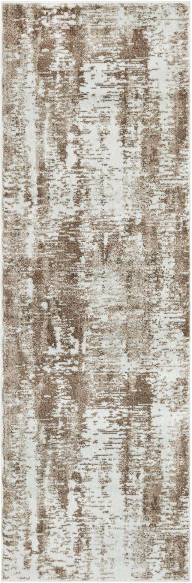 Ivory 2' 7 x 8' Laguna Runner Area Rug 100% Polypropylene Modern Contemporary Carpet for Bedrooms, Living Room, Dining, Office for Sale at Rug Engine