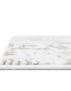 Ivory 7' 10 x 7' 10 Laguna Square Area Rug 100% Polypropylene Modern Contemporary Carpet for Bedrooms, Living Room, Dining, Office for Sale at Rug Engine