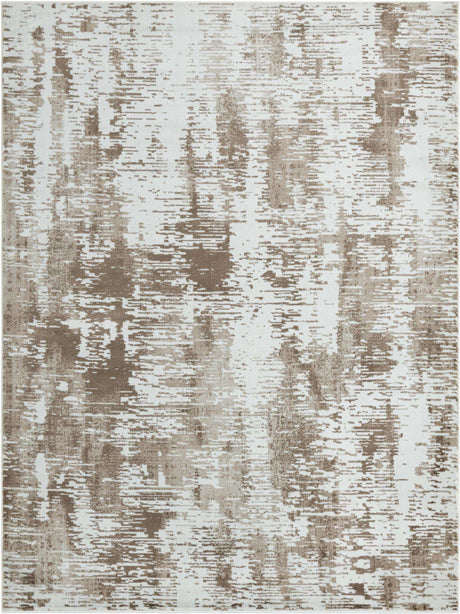 Ivory 7' 10 x 10' Laguna Rectangle Area Rug 100% Polypropylene Modern Contemporary Carpet for Bedrooms, Living Room, Dining, Office for Sale at Rug Engine