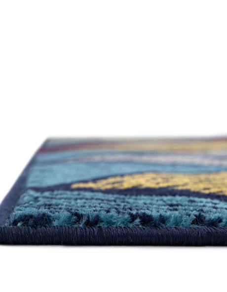 Multicolor 7' 10 x 7' 10 Laguna Square Area Rug 100% Polypropylene Modern Contemporary Carpet for Bedrooms, Living Room, Dining, Office for Sale at Rug Engine