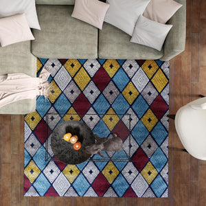 Multicolor 7' 10 x 7' 10 Laguna Square Area Rug 100% Polypropylene Modern Contemporary Carpet for Bedrooms, Living Room, Dining, Office for Sale at Rug Engine