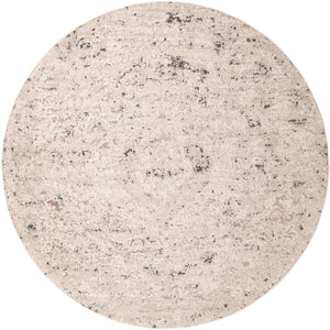 Beige 10' x 10' Portland Round Area Rug 85% Polypropylene & 15% Polyester Vintage Distressed Traditional Carpet for Home Decor for Sale at Rug Engine
