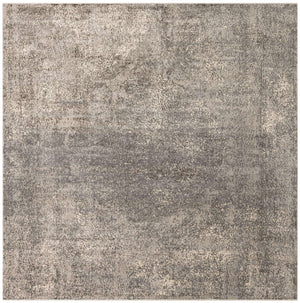 Gray 10' x 10' Portland Square Area Rug 85% Polypropylene & 15% Polyester Vintage Distressed Traditional Carpet for Home Decor for Sale at Rug Engine
