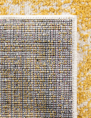 Yellow 12' x 12' Bromley Square Area Rug 100% Polypropylene With Cotton Backing Vintage Distressed Colorful Traditional Carpet for Living Dining Rooms Offices for Sale at Rug Engine