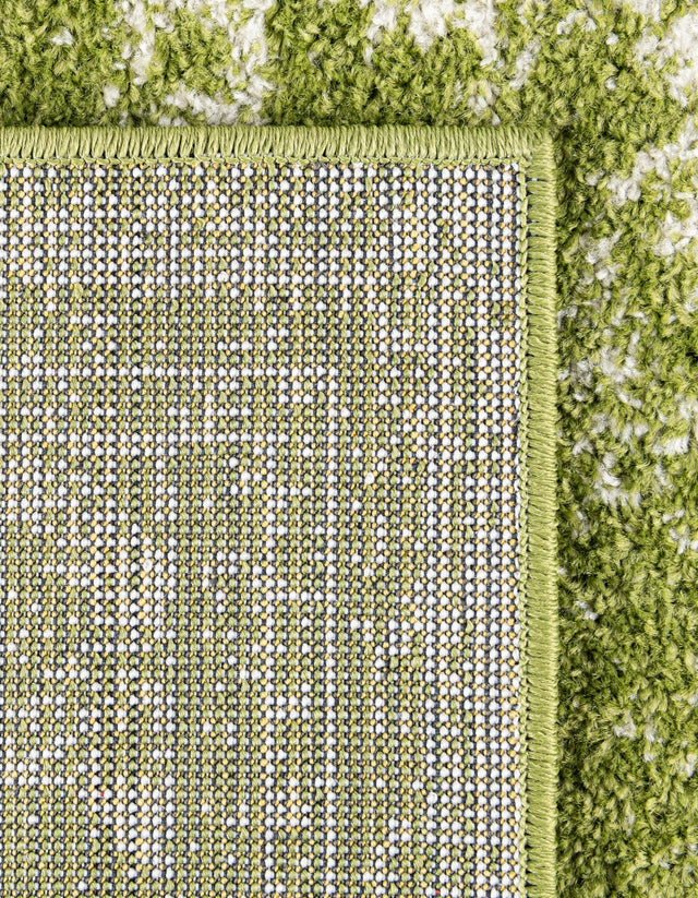 Green 10' x 10' Bromley Square Area Rug 100% Polypropylene With Cotton Backing Vintage Distressed Colorful Traditional Carpet for Living Dining Rooms Offices for Sale at Rug Engine