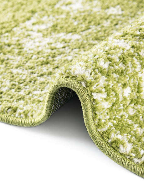 Green 10' x 10' Bromley Square Area Rug 100% Polypropylene With Cotton Backing Vintage Distressed Colorful Traditional Carpet for Living Dining Rooms Offices for Sale at Rug Engine