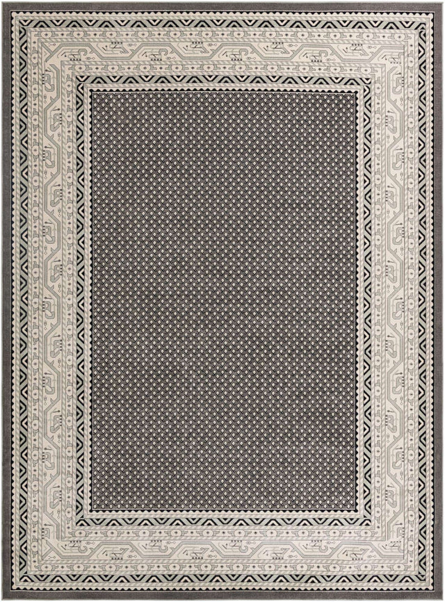 Gray 12' x 16' 1 Williamsburg Rectangle Area Rug 100% Polypropylene With Cotton Backing Durable Easy Clean Stain Resistant Carpet for Sale at Rug Engine