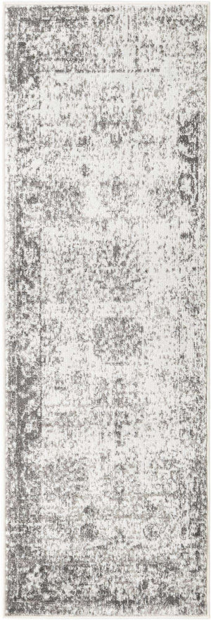 Gray 2' x 6' 1 Sofia Runner Area Rug Durable Easy Clean Stain Resistant Unique Carpet for Affordable Interior Home Design for Sale at Rug Engine