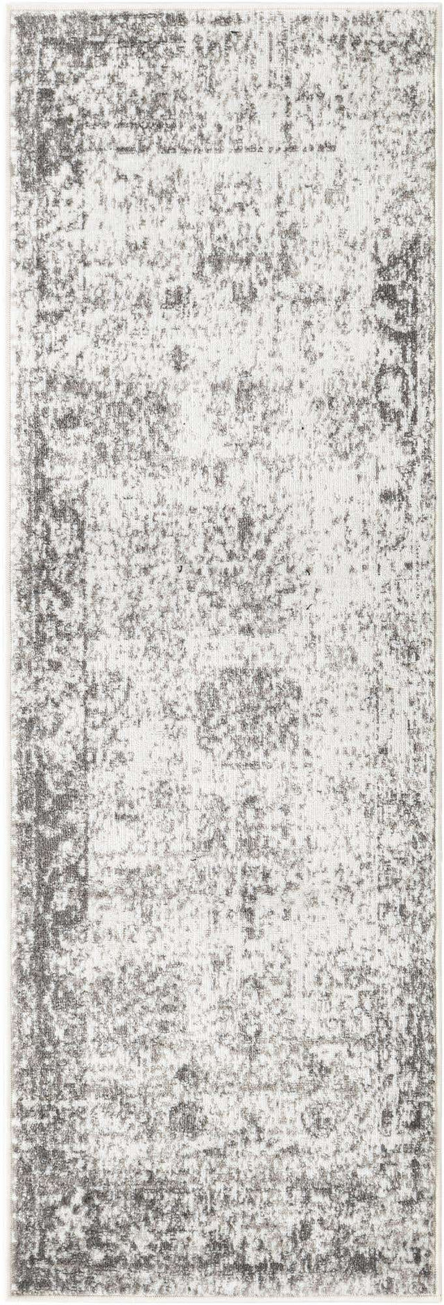 Gray 2' x 6' 1 Sofia Runner Area Rug Durable Easy Clean Stain Resistant Unique Carpet for Affordable Interior Home Design for Sale at Rug Engine