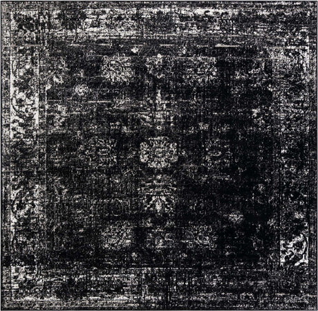 Black 10' x 10' Sofia Square Rug