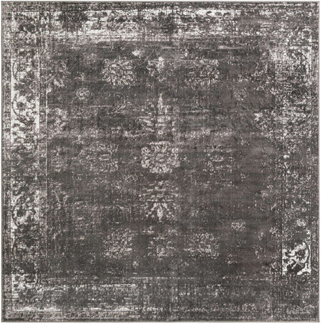 Dark Gray 10' x 10' Sofia Square Rug
