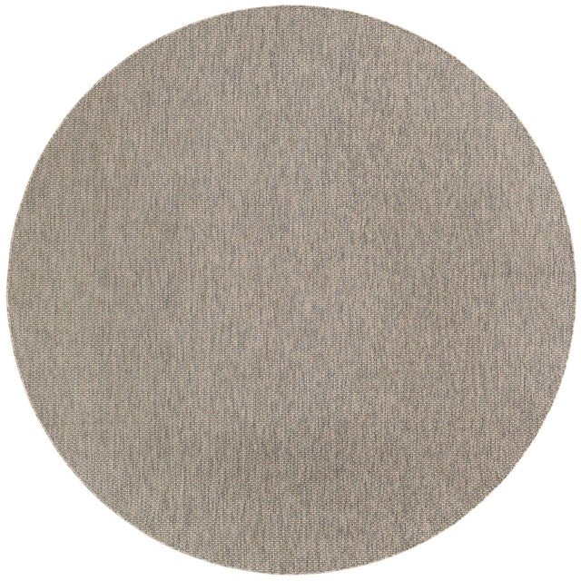 Light Gray 10' x 10' Outdoor Solid Round Area Rug Weather Resistant for Patio, Deck, Terrace, Balcony, Porch 100% Polypropylene Minimalist Waterproof Carpet for Sale at Rug Engine