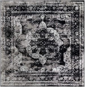 Black 10' x 10' Sofia Square Rug