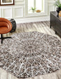Brown 6' 1 x 6' 1 Sofia Octagon Rug