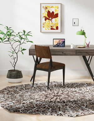 Brown 6' 1 x 6' 1 Sofia Octagon Rug