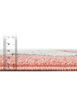 Red 2' 2 x 3' Whimsy Kids Rectangle Rug