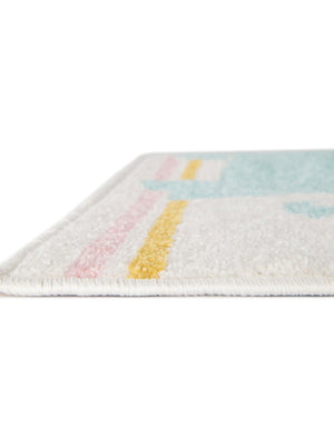Ivory 8' x 10' Whimsy Kids Rectangle Rug