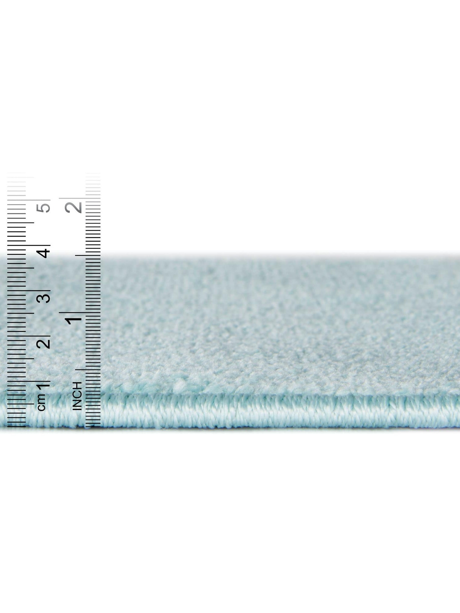 Teal 5' 3 x 5' 3 Whimsy Kids Round Area Rug for Baby Nursery, Toddler Playroom, Bedrooms