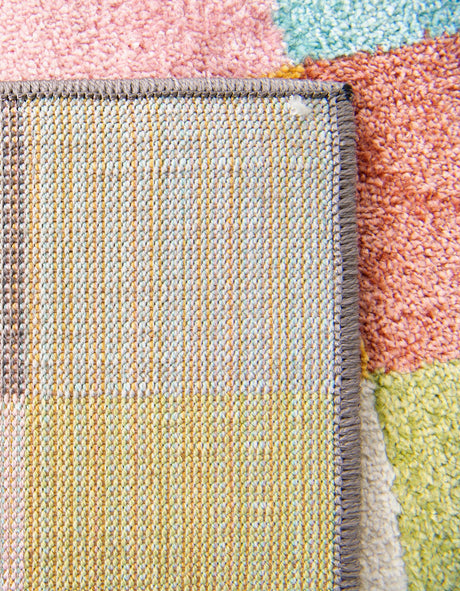 Multicolor 7' 10 x 10' Whimsy Kids Rectangle Area Rug for Baby Nursery, Toddler Playroom,  Bedrooms Playful Fun Design Easy Clean Carpet for Sale at Rug Engine
