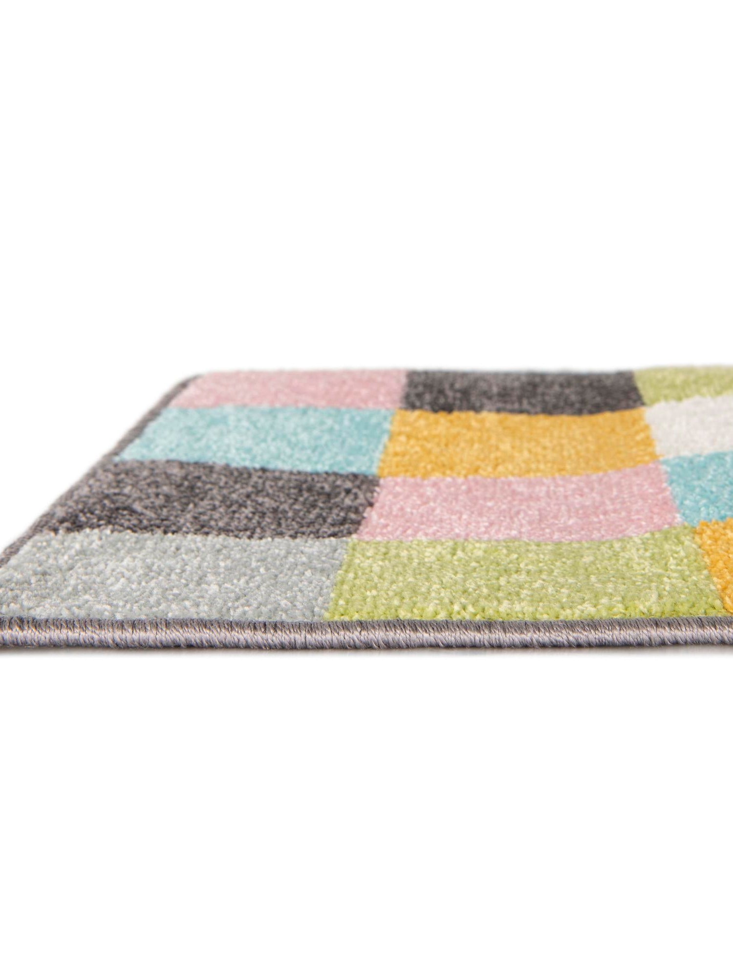 Multicolor 2' 2 x 3' 11 Whimsy Kids Runner Area Rug for Baby Nursery, Toddler Playroom, Bedrooms