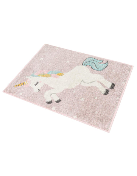 Pink 2' 2 x 2' 11 Whimsy Kids Rectangle Area Rug for Baby Nursery, Toddler Playroom,  Bedrooms Playful Fun Design Easy Clean Carpet for Sale at Rug Engine