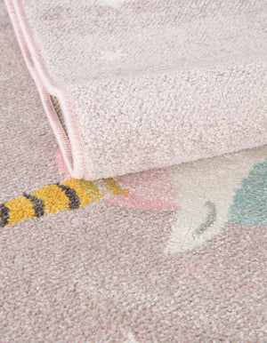 Pink 2' 2 x 3' Whimsy Kids Rectangle Rug