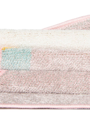 Pink 2' 2 x 3' Whimsy Kids Rectangle Rug