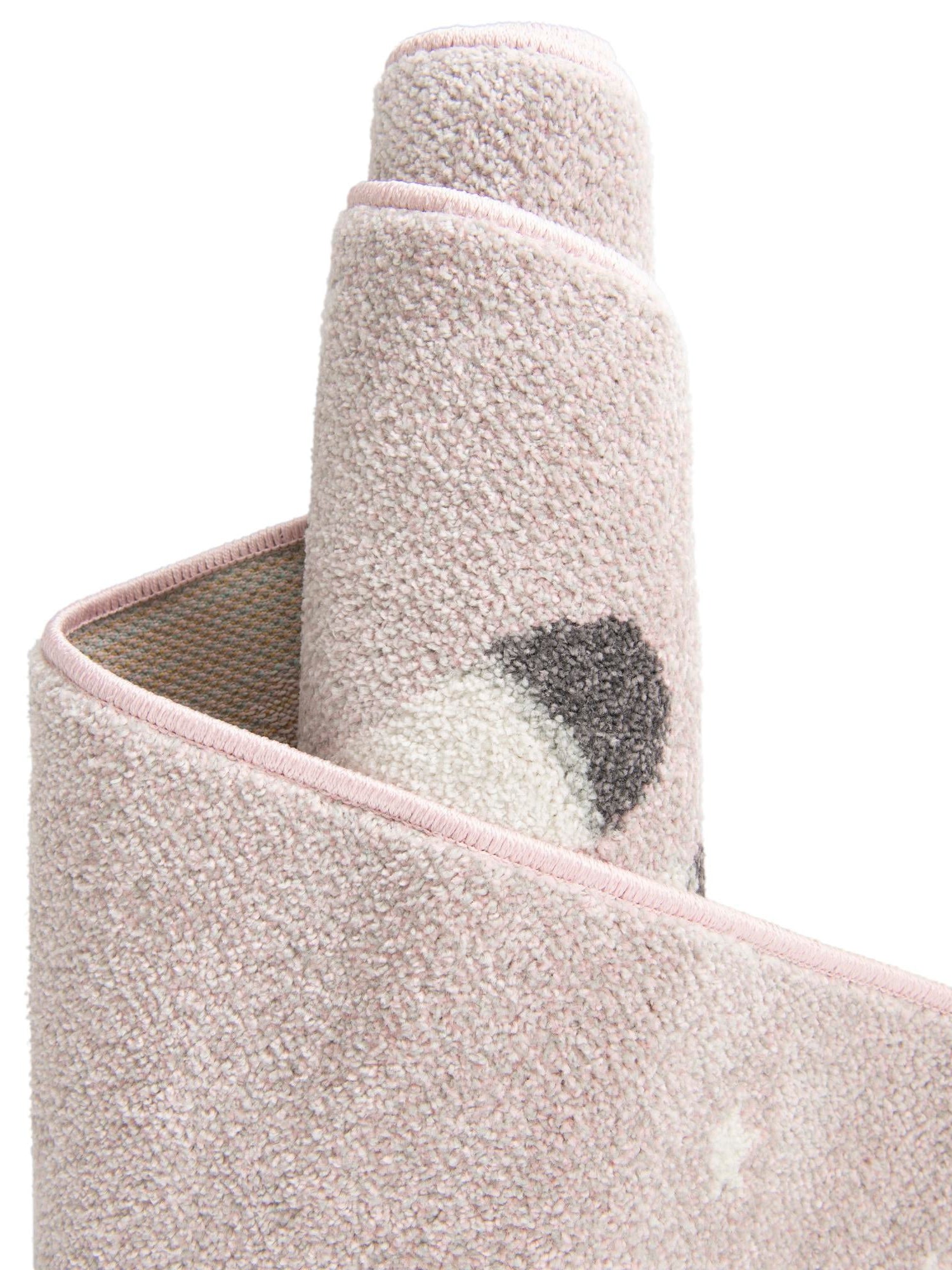 Pink 2' 2 x 6' 1 Whimsy Kids Runner Area Rug for Baby Nursery, Toddler Playroom,  Bedrooms Playful Fun Design Easy Clean Carpet for Sale at Rug Engine