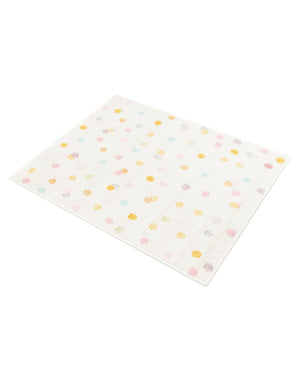 Ivory 2' 2 x 3' Whimsy Kids Rectangle Rug