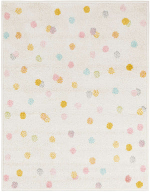 Ivory 2' 2 x 3' Whimsy Kids Rectangle Rug