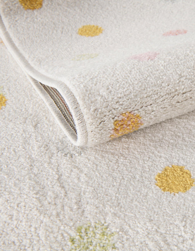 Ivory 4' x 6' Whimsy Kids Rectangle Rug
