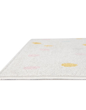 Ivory 5' 3 x 8' Whimsy Kids Rectangle Rug