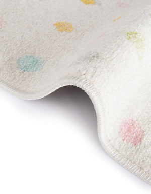 Ivory 4' x 6' Whimsy Kids Rectangle Rug