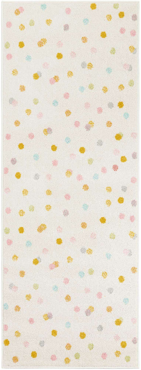 Ivory 2' 2 x 6' 1 Whimsy Kids Runner Rug