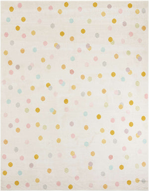 Ivory 8' x 10' Whimsy Kids Rectangle Rug
