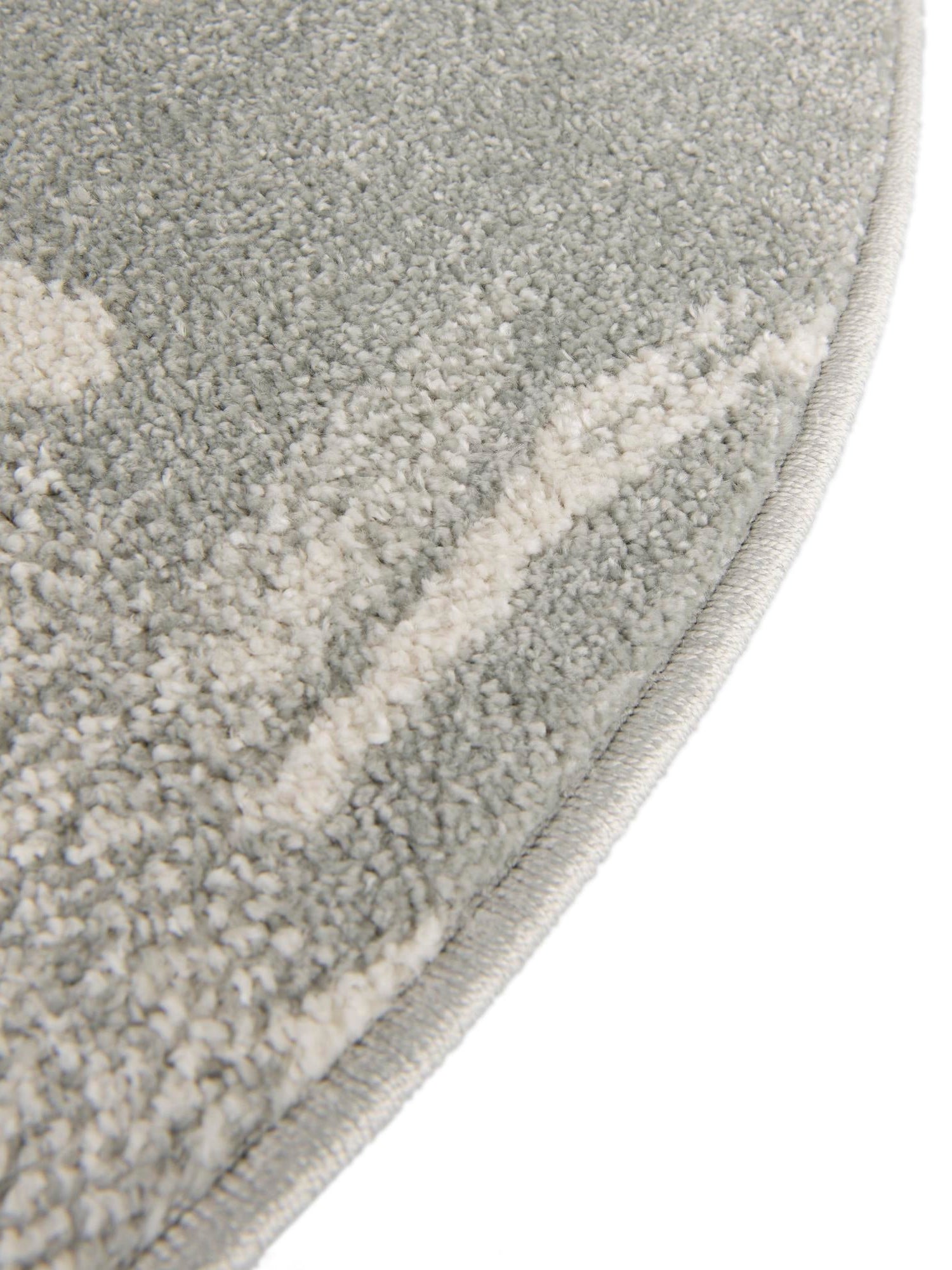 Gray 3' 3 x 3' 3 Whimsy Kids Round Area Rug for Baby Nursery, Toddler Playroom,  Bedrooms Playful Fun Design Easy Clean Carpet for Sale at Rug Engine