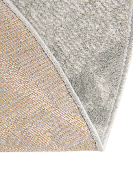 Gray 5' 3 x 5' 3 Whimsy Kids Round Area Rug for Baby Nursery, Toddler Playroom,  Bedrooms Playful Fun Design Easy Clean Carpet for Sale at Rug Engine
