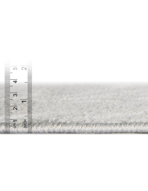 Gray 5' 3 x 8' Whimsy Kids Rectangle Rug