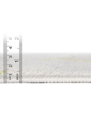 Ivory 5' 3 x 5' 3 Whimsy Kids Round Rug