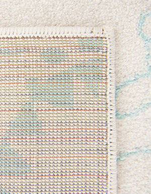 Ivory 2' 2 x 4' Whimsy Kids Runner Rug