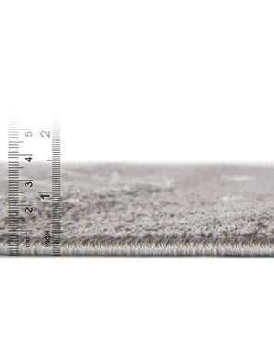Gray 5' 3 x 8' Whimsy Kids Rectangle Rug