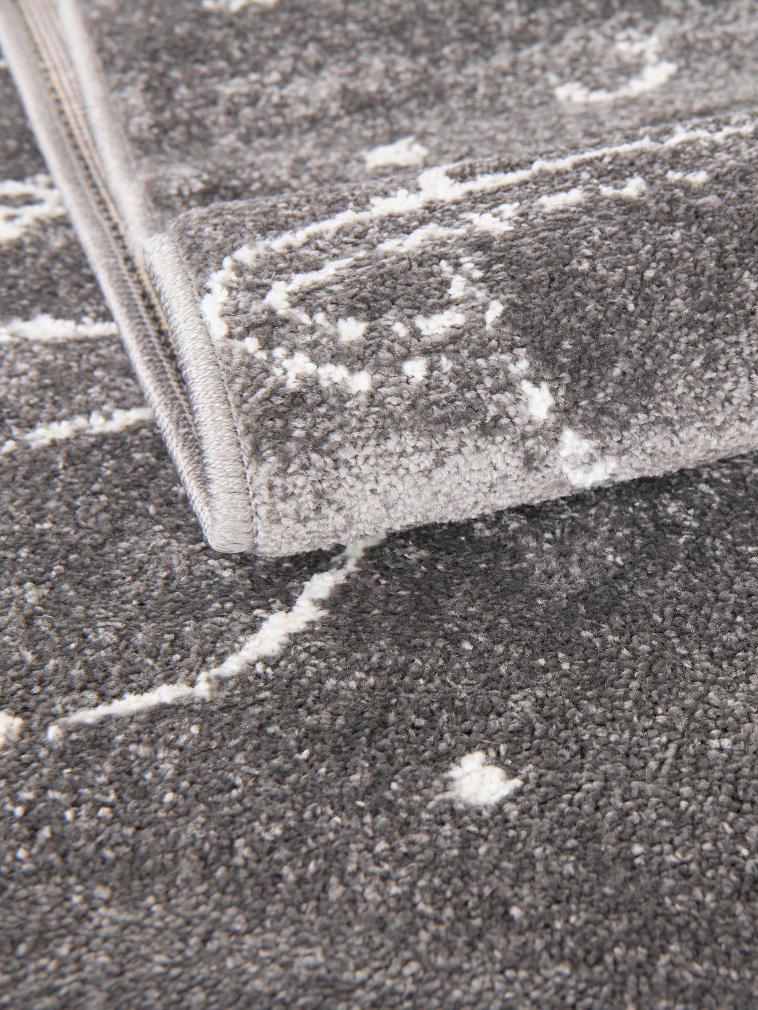 Gray 5' 3 x 8' Whimsy Kids Rectangle Area Rug for Baby Nursery, Toddler Playroom, Bedrooms