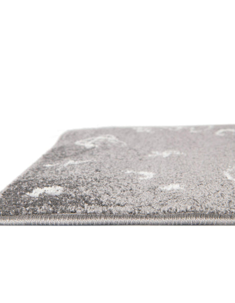 Gray 7' 10 x 10' Whimsy Kids Rectangle Area Rug for Baby Nursery, Toddler Playroom,  Bedrooms Playful Fun Design Easy Clean Carpet for Sale at Rug Engine